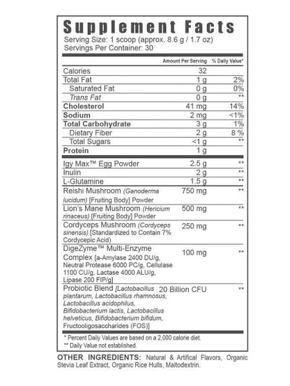 Ultimate Microbiome product specifications