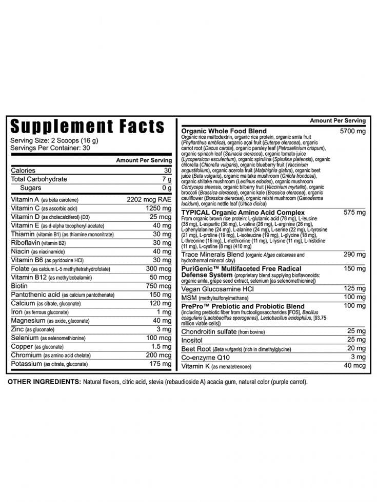 Joint Restore 90 Nutrients Pack – Tangy Tangerine product specifications