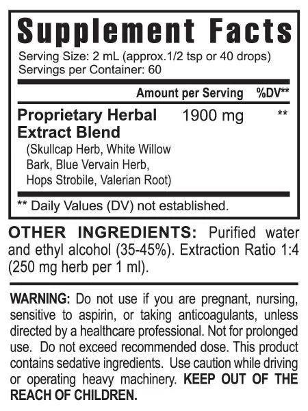 Good Herbs Nerve Support product specifications