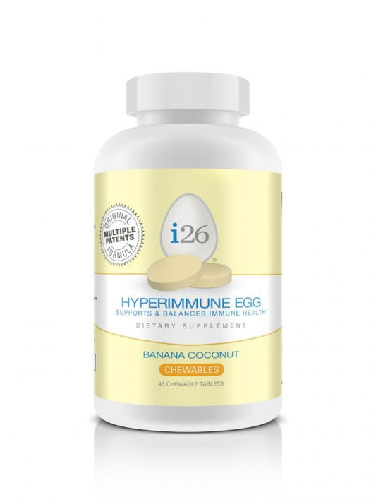 i26 Hyperimmune Egg Chewables - Banana Coconut