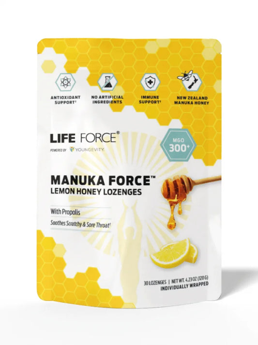 Manuka Force Lemon Honey Lozenges
