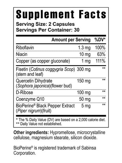 Rejuvenate, Rewind, Restore supplement facts