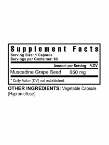 Muscadine Grape Seed Product Specifications