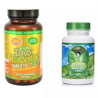 Youngevity Tangy Tangerine Tablets and Mineral Caps Bundle