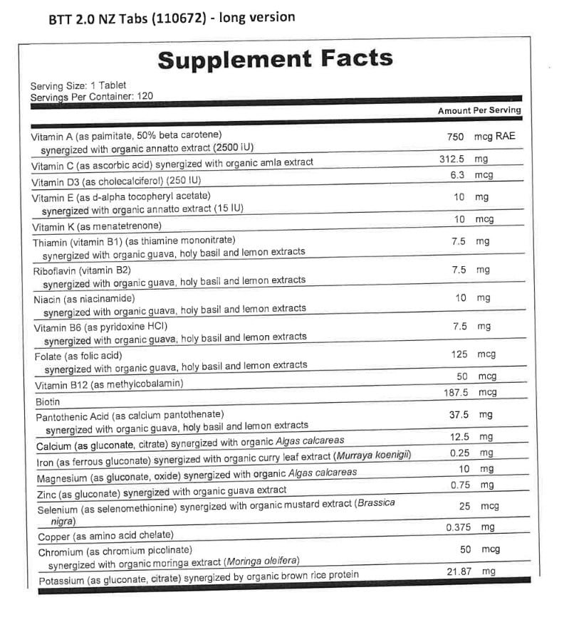 Tangy Tangerine Tablets Supplement Fact sheet1 Tangy Tangerine Tablets Supplement Fact sheet1