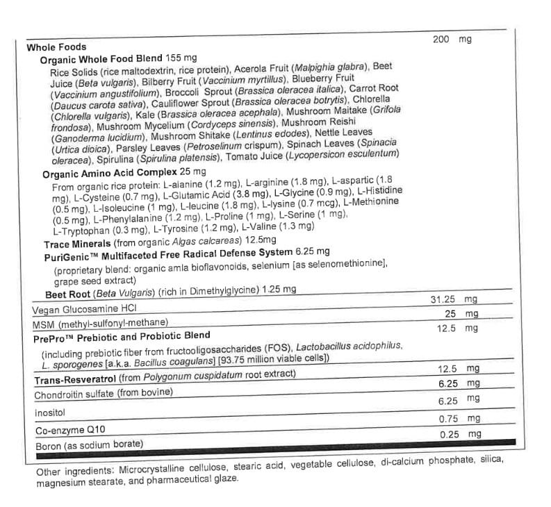 Tangy Tangerine Tablets Supplement Fact sheet2 Tangy Tangerine Tablets Supplement Fact sheet2