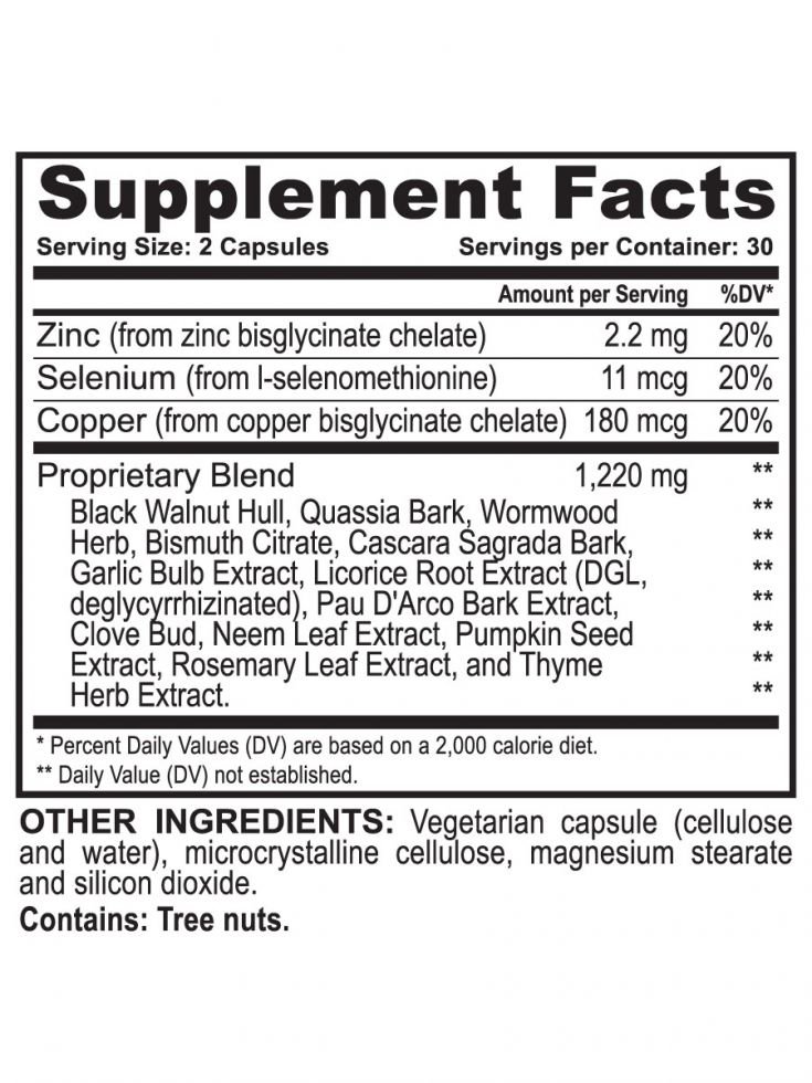 ultimate paraclear supplement facts ultimate paraclear supplement facts
